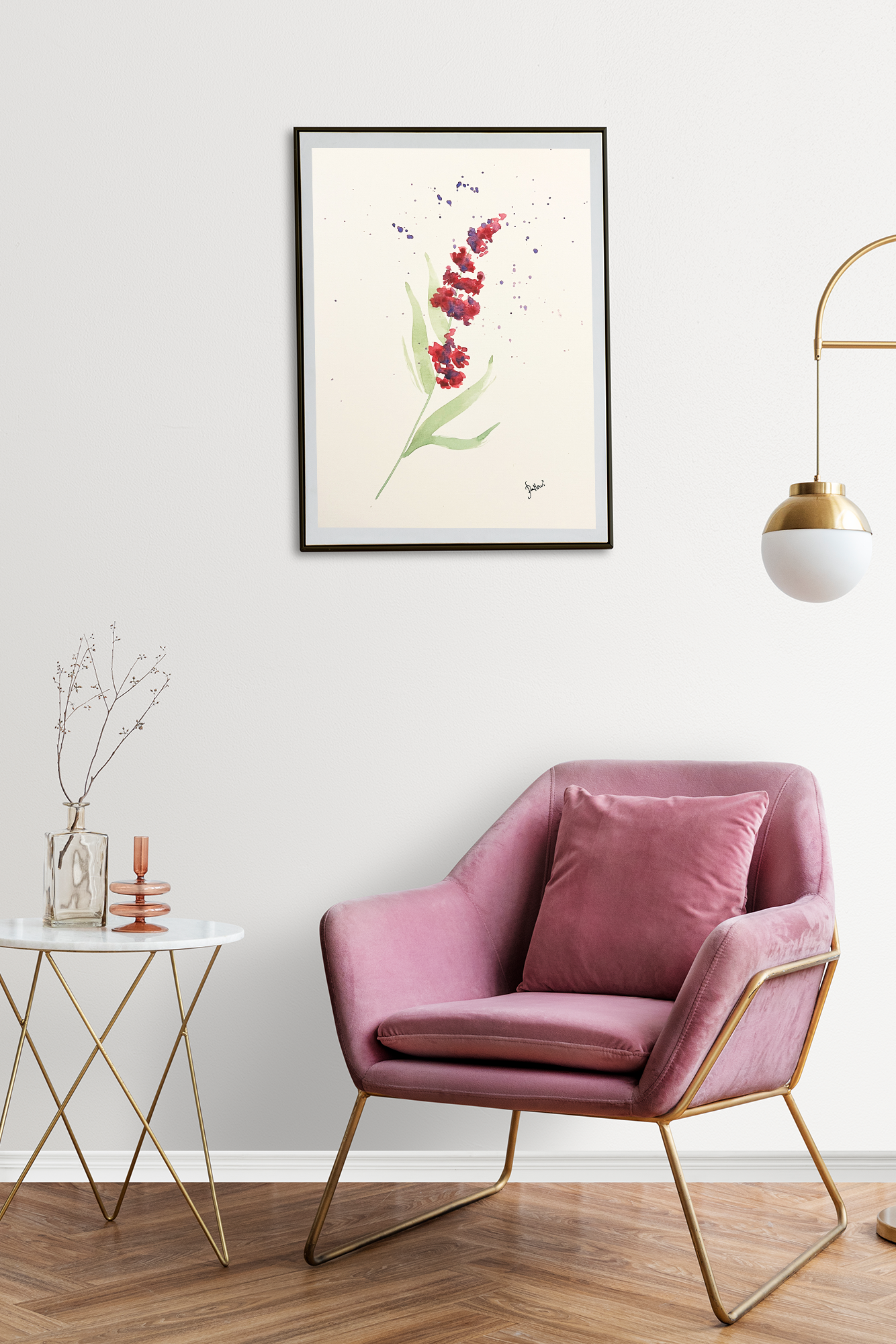 Minimalist Floral Abstract